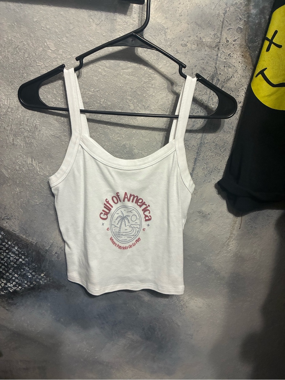 White Graphic Tank Top - Gulf of America